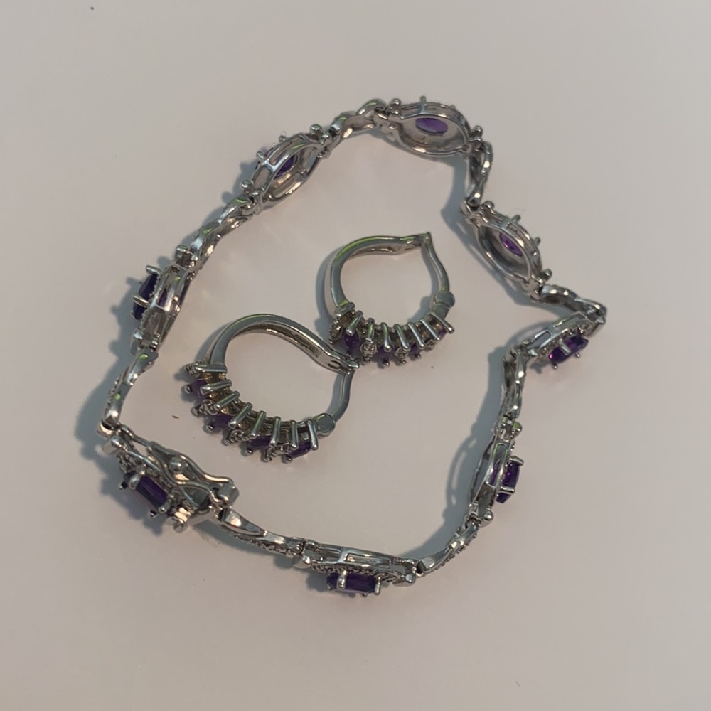 Sterling silver 3pc set - Picture 2 of 2